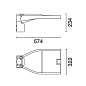 EW62 Quid iGuzzini Pole-mounted system - ST1 optic - Neutral White - DALI - ø42-76mm