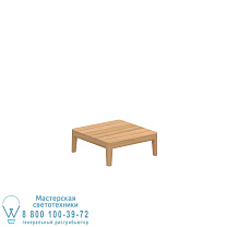СТОЛ CALYPSO LOUNGE ИЗ ТИКА И ОСНОВАНИЕ 72X72 СМ Royal Botania