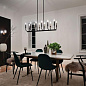 Armand 42.75" 12 Light Linear Chandelier Black and Bronze люстра 52350BK Kichler — фото 1