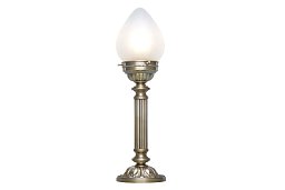 PP-408 Patinas lighting Győr настольная лампа из латуни с плафоном-пламенем