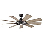 65" Gentry Fan Anvil Iron люстра-вентилятор 300265AVI Kichler — фото 6