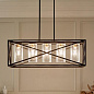 Moorgate 5 Light Linear Chandelier Black люстра 44081BK Kichler — фото 3