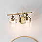 Everett 16" 2 Light Vanity Light Natural Brass настенный светильник 55078NBR Kichler — фото 2