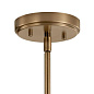 Aivian 23" 3 Light Chandelier with Clear Glass Weathered Brass люстра 52397WBR Kichler — фото 2
