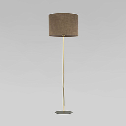 a068711 TK Lighting Umberto напольный торшер с цилиндрическим текстильным абажуром