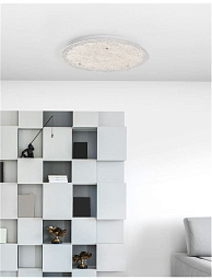 9624222 Nova Luce Wing потолочный светильник с плоским дисковым корпусом из акрила