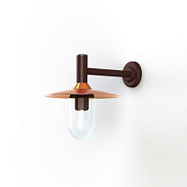 Montana N° 2; Clear glass E27 105W - Lacquered copper dome; Old rustic
