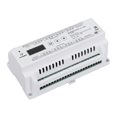 023825 Arlight Декодер SMART-K17-DMX (12-24V, 24x3A)