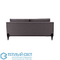 Nola Sofa Soot Textured Tweed Grey Ash диван Arteriors 8135