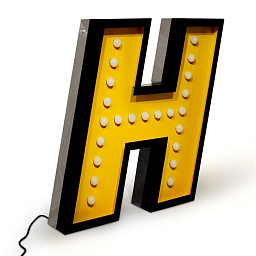 Графический светильник DelightFULL Letter H