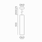 C3986000N ACB Pipe SP LED люстра с трубчатым рассеивателем чёрный — фото 2