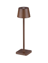 Corten Die-Casting Aluminium & Polycarbonate Frost LED 2Watt 3.700Volt 121 Lm 3000K IP54 D:8.5 H:30cm