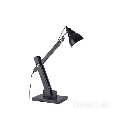 Kolarz Crane A1322.71.Bk настольный светильник черный матовый ø20cm мин. высота 60cm макс. высота 70cm 1 лампа e14
