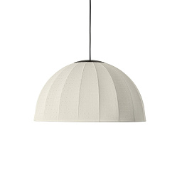 MOL L WH Mollis Made By Hand Подвес с большим полушаром из белой ткани, LED
