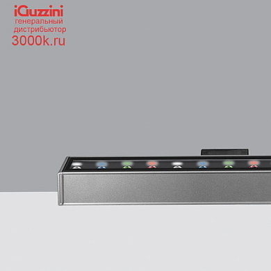 BN91 Linealuce iGuzzini Compact - Wall-/Ceiling-mounted - LEDs - DMX512-RDM control - L=1026mm - Wall Grazing Optic