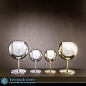 GLO Medium настольная лампа Pentalight GOLD — фото 2