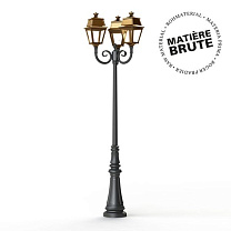 Avenue 2 N° 11; Clear glass Built-in LED 2700°K warm white 3x13W; Raw brass