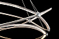 Подвесной светильник Weave Maytoni никель MOD062PL-L103CH3K