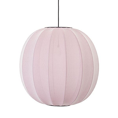 KW60 PI Knit-Wit Made By Hand Потолочный светильник Ø60 с розовым текстильным плафоном