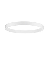 Triac Dimmable Sandy White Aluminium & Acrylic LED 60 Watt 220-24 Volt 3389 Lm 3000K IP20 D: 100 H: 6.5 cm