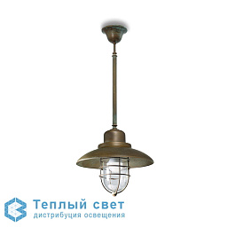 3306 Moretti Luce Patio cage уличный потолочный светильник на подвесе с решётчатым рассеивателем