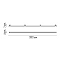361311/AY Vibia Line Потолочный светильник Colour Mood Grazer Trimless 202 x 3 см - 3613 — фото 1