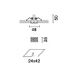 Q467 Laser Blade XS iGuzzini Frame 2 cells - Flood beam - LED