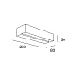 05-2703-14-14 настенный светильник Leds C4 Lia LED 250mm белый — фото 1