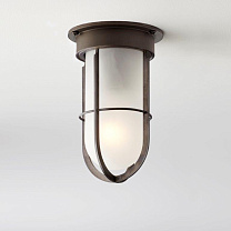 DOCKLIGHT CEILING polished brass frosted glass*