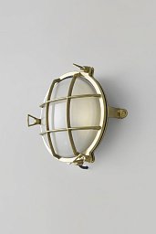 Уличный настенно-потолочный светильник Original BTC Brass Bulkhead 7029