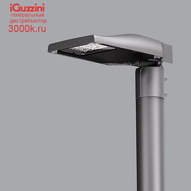 N403 Street iGuzzini Pole-mounted system - ST1 optic - Warm White - integrated DALI - Ø 42-76mm - Ta 50C
