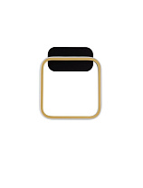 Sandy Black & Gold Steel & Aluminium LED 13Watt 220-240Volt 563Lm IP20 3200K L:20 W:5.5 H:24 cm