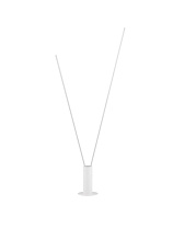 Matt White Aluminium LED 49 Watt 220-240Volt 3492Lm 3000K IP20 Switch On/Off D: 22 H: 181 cm