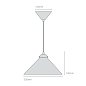 Подвесной светильник Original BTC Conical Prismatic — фото 3