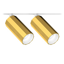 Магнитные светильники Led technology SUPERSPIKE Q 2 12.30 B латунь + белый