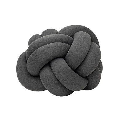 2682-1100 Knot Design House Stockholm Крупная декоративная подушка-узел серого цвета