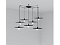 68145-7L PLAT BLACK PENDANT LAMP E27 60W 7L подвесной светильник Faro barcelona