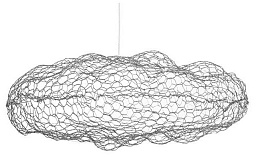10247/350 White Loft It Cloud подвесной светильник с рельефным плафоном белый