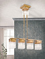 HL 6-1610/4+1 Alt-bronze Art Quatro Orion линейный подвесной светильник — фото 8