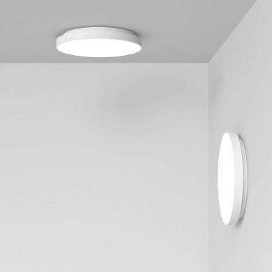 Rotaliana Venere W2 PL LED дизайнерский светильник круглой формы для стены и потолка матовый белый 1VEW200013ZL1