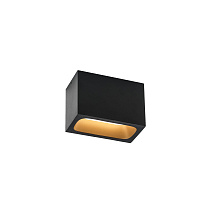 PIRRO OPAL 2.0, черный матовый + золотой, 2700 K, 6.6 Вт