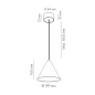 CONE P 10.30 W + BASE N Led Technology подвесной светильник — фото 1