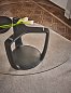Обеденный стол Saddle Porada круглый со стеклянной столешницей SADDLE-TONDO-180-L0N0AK-C0K0BJ — фото 3