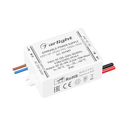 047587 Arlight LED драйвер ARPJ-SP-39260-PFC-TRIAC-MINI (10W, 20-39V, 260mA)