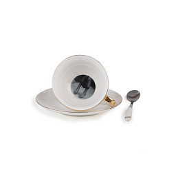 SE09967 Seletti Guiltless фарфоровая чайная пара с чашкой и блюдцем в классическом стиле