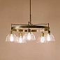 Eastmont 5 Light Chandelier Brushed Natural Brass and Walnut Wood люстра 52403BNB Kichler — фото 2