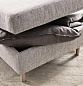 Scandinavia pouf 100 x 70 cm with storage Bolia диван