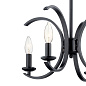 Cassadee 16" 4 Light Convertible Pendant/Semi Flush Black подвесной светильник 52119BK Kichler — фото 2