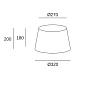 PAN-184-14 Leds C4 Shade Round Ø320mm — фото 1