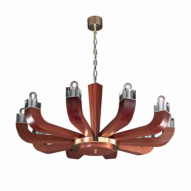 Kolarz RIVIERA 5200.81030 люстра mahagoni ø100cm высота 50cm макс. высота 200cm 10 ламп e14